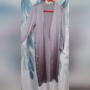 Silver dust long kimono